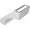 Ekena Millwork 5-in. W x 8-in. D x 8-in. H Westlake Architectural Grade PVC Knee Brace BRCP05X08X08WTL - alternate 2